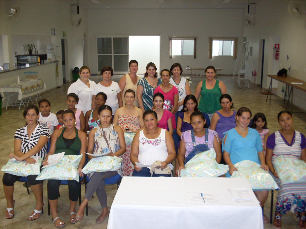 Saúde da Família e Pastoral da Criança encerram curso de gestantes.
