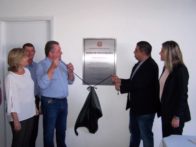 Vista Alegre inaugura agência do Banco do Povo Paulista.