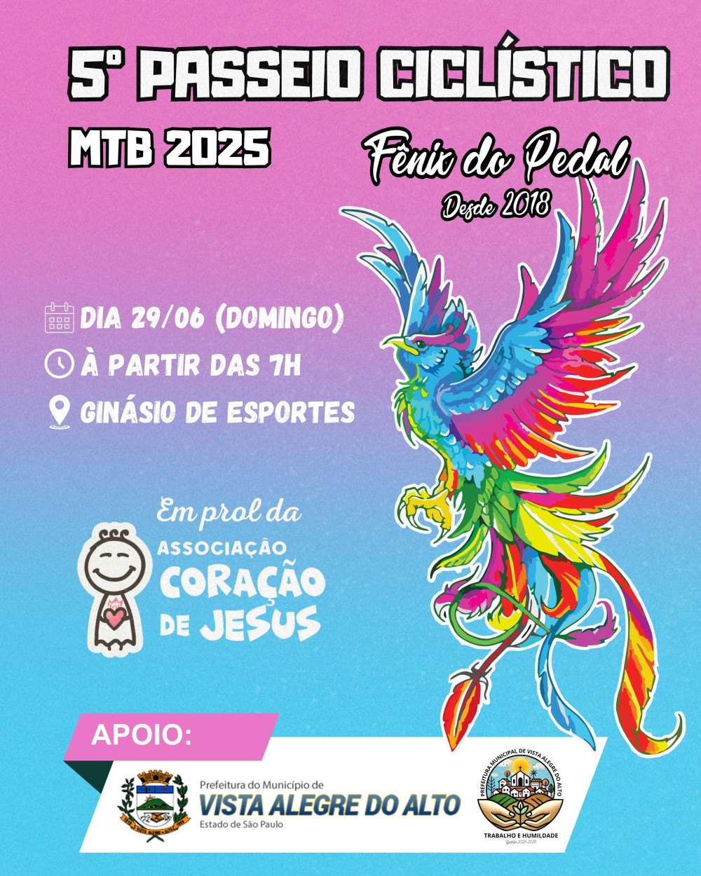 5º Passeio Ciclístico MTB Fênix do Pedal.