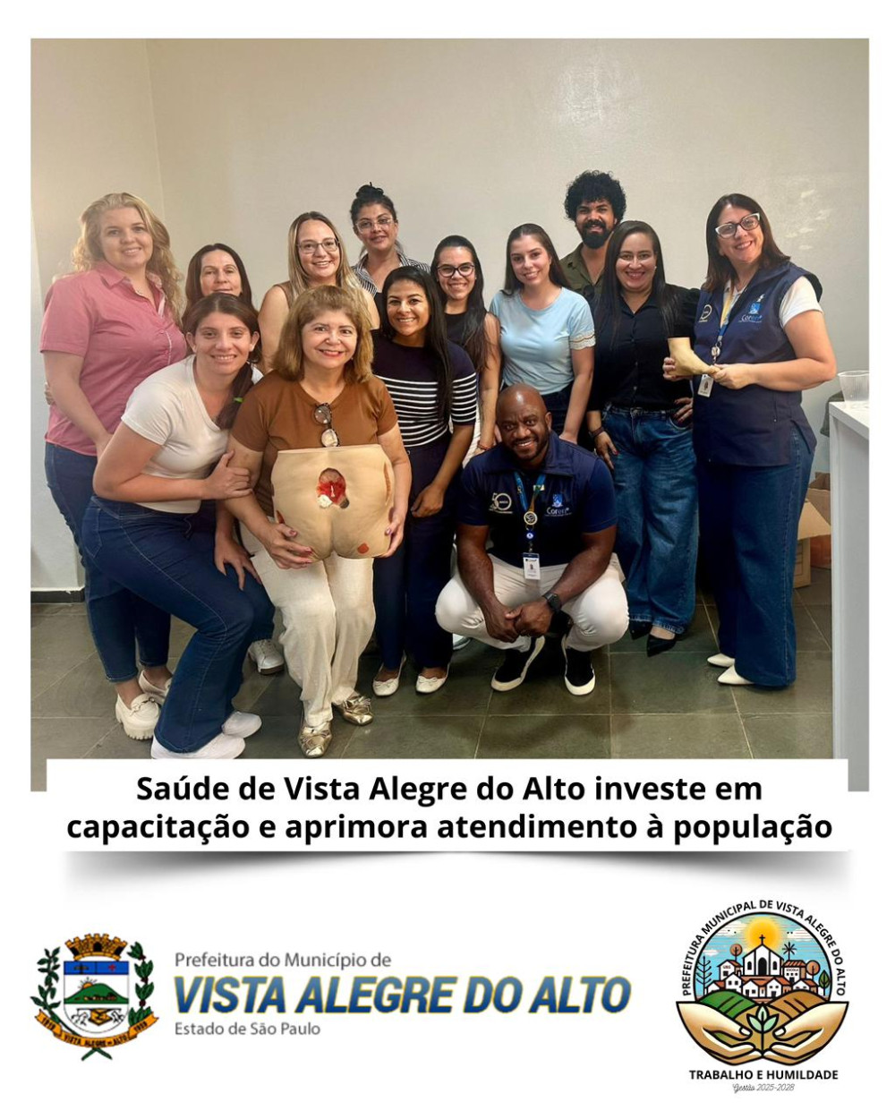 Saúde de Vista Alegre do Alto investe em capacitação e aprimora atendimento à população.