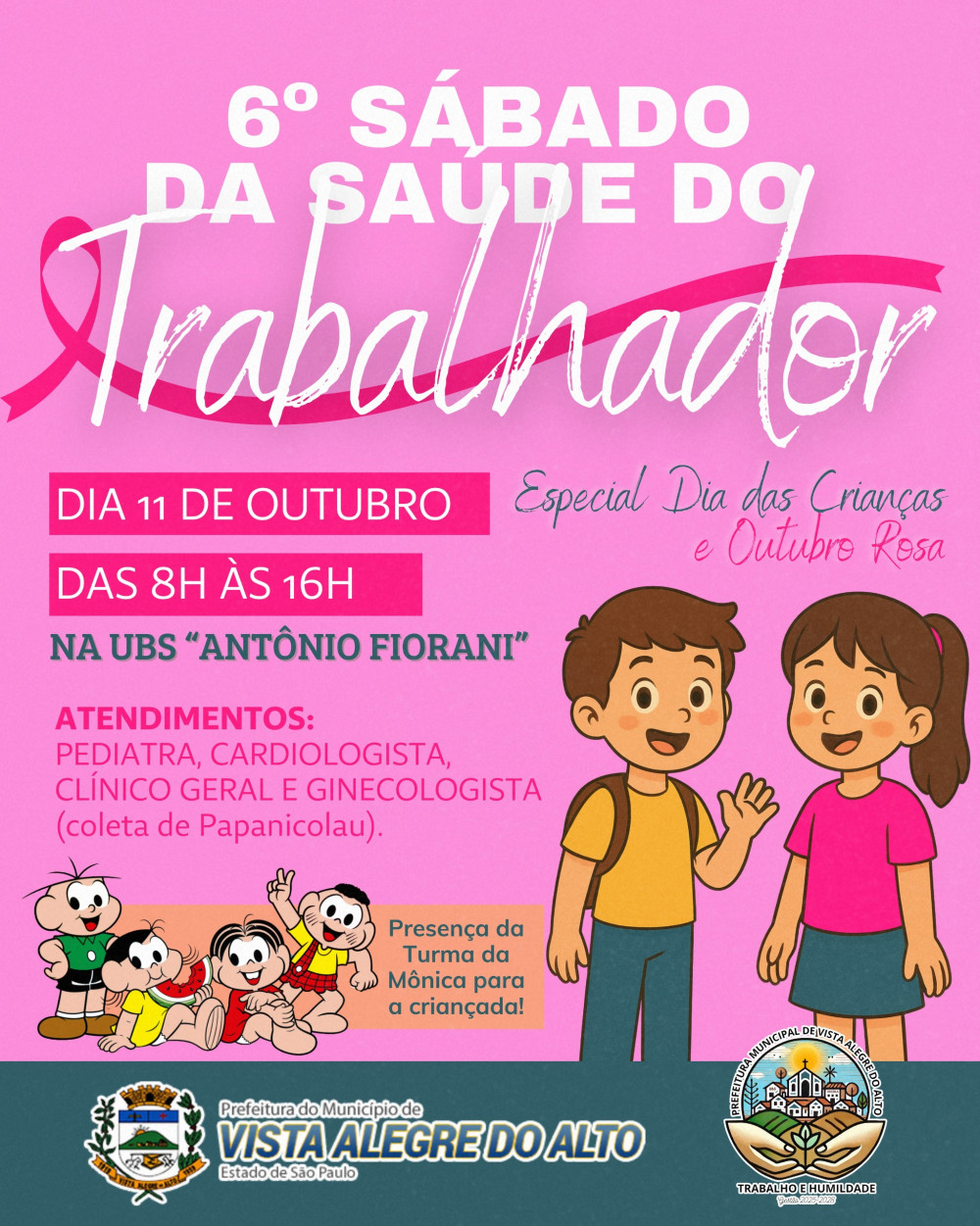 6ª edição do Sábado da Saúde do Trabalhador.