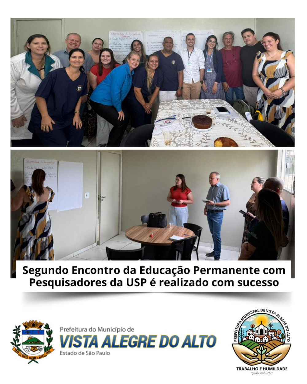 Segundo Encontro da Educação Permanente com Pesquisadores da USP é realizado com sucesso.