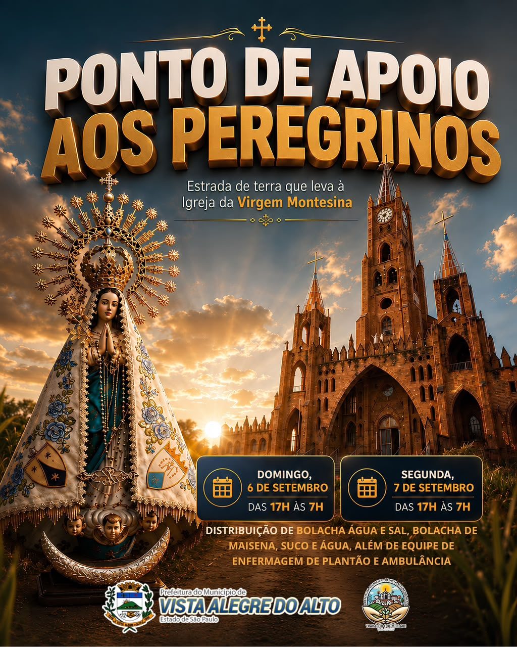 Ponto de apoio aos Peregrinos.