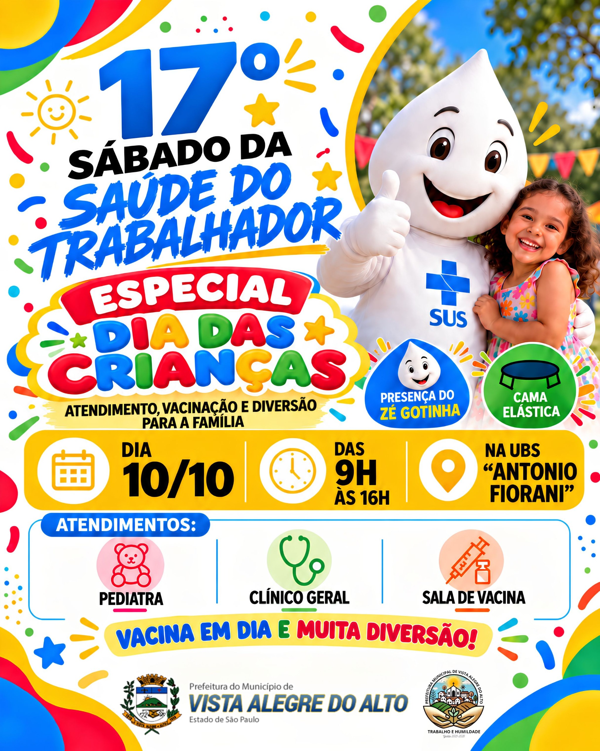 17º Sábado da Saúde do Trabalhador.