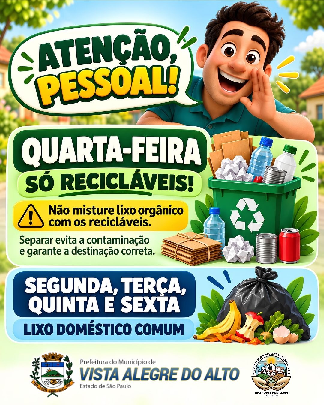 Quarta é Dia de Reciclar!